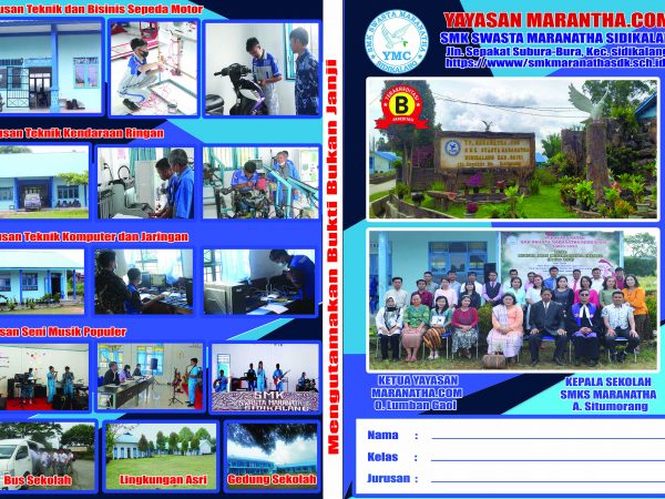 Cover Buku SMK Swasta Maranatha Sidikalang